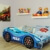 topbeds Bett für Kinder Design Auto Running Matratze inklusive -